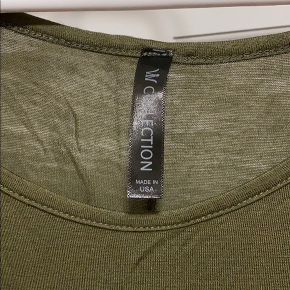 ViV collection olive green long leave shirt - Picture 2 of 3